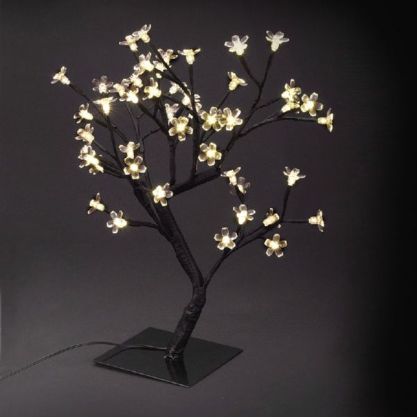 Arbol navideño flores LED.