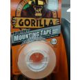 CINTA DOBLE CARA TRANSPARENTE 1.5M GORILLA