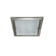 DOWNLIGHT 2X22W CUADRADO CROMO